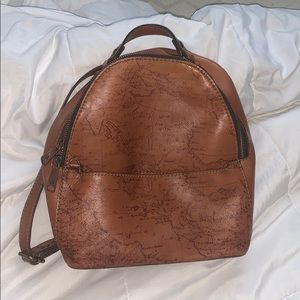 Patricia Nash Classic Map Small Bookbag